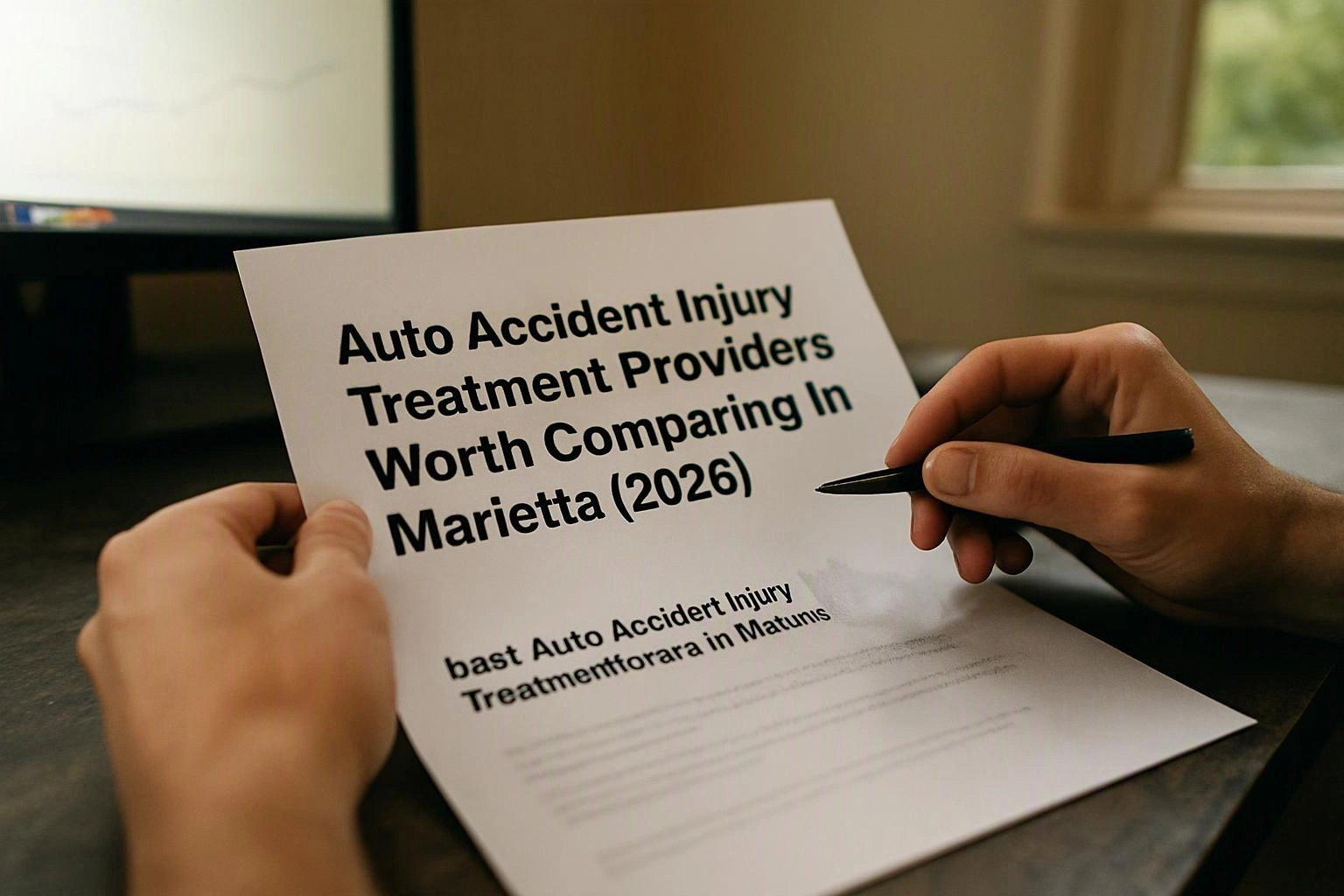 Auto Accident Injury Treatment Providers Worth Comparing in Marietta (2026)