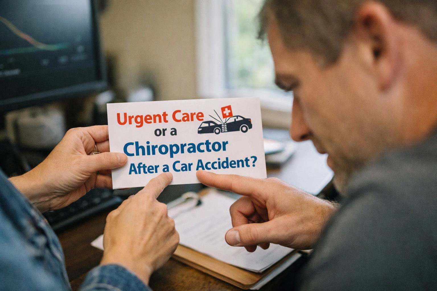 Urgent Care or a Chiropractor After a Car Accident?